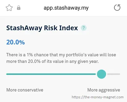 SRI 20.0% means there is a 1% chance that the portfolio value will lose more than 20.0% of its value in any given year.