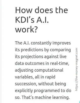 Robo-advisor such as KDI Invest uses artificial intelligence technology to constantly monitor data for an optimized portfolio.