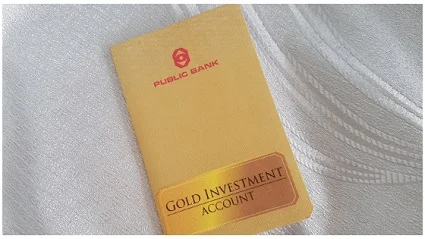 Public Bank Gold Investment Account passbook.