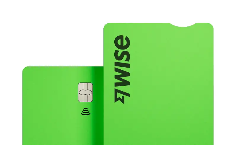 the green Wise card